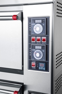 4 Decks 8 Bleche Edelstahl Etagenbackofen Kommerzieller Elektro-Industriebackofen Pizzaofen zum Verkauf - Product Image 3