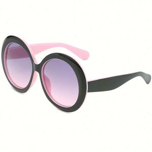 2021 New Arrival Fashion Vintage Women Black <b>Pink</b> Big <b>Frame</b> Sunglasses UV400 Oversized Round Sunglasses for Ladies - Product Image 6
