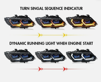 SYA  BMW Série 3 E93 2009 à 2013 Fonctionnalité des phares adaptatifs pour les véhicules équipés d'un système d'éclairage adaptatif d'origine.