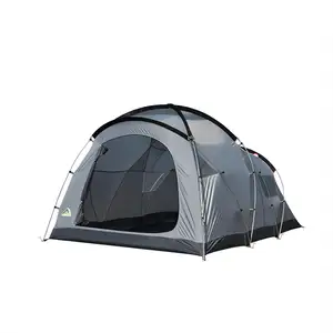 Produttori di campeggio all'aperto personalizzato tipo di famiglia 2-3 persone tenda da campeggio a doppio strato tenda una camera da letto, un soggiorno pioggia dieci