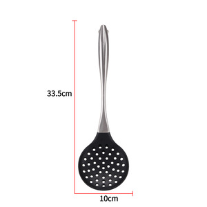 Hot bán công cụ tùy chỉnh 4 mảnh thép không gỉ xử lý <span class=keywords><strong>Silicone</strong></span> đồ dùng nhà bếp nấu ăn đồ dùng thiết lập - Product Image 5