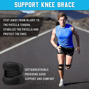 Of Adjustable Patella Strap <b>Knee</b> <b>Protector</b> Neutral Sports <b>Knee</b> <b>Protector</b> Outdoor Fitness Gym Hiking Run Patella Leg Strap - Product Image 2