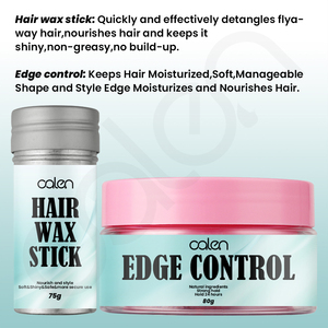 Luxfume Private Label Cera para el cabello a base de hierbas de larga duración Removedor de pegamento de peluca frontal de encaje impermeable con control de bordes Fijación fuerte - Product Image 6