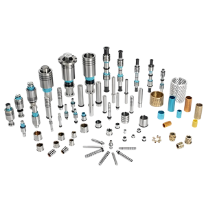 أعمدة توجيه وقوابس توجيه قياسية من DME HASCO MEUSBURGER بأحجام مخصصة لقوالب الحقن والتشكيل - Product Image 1