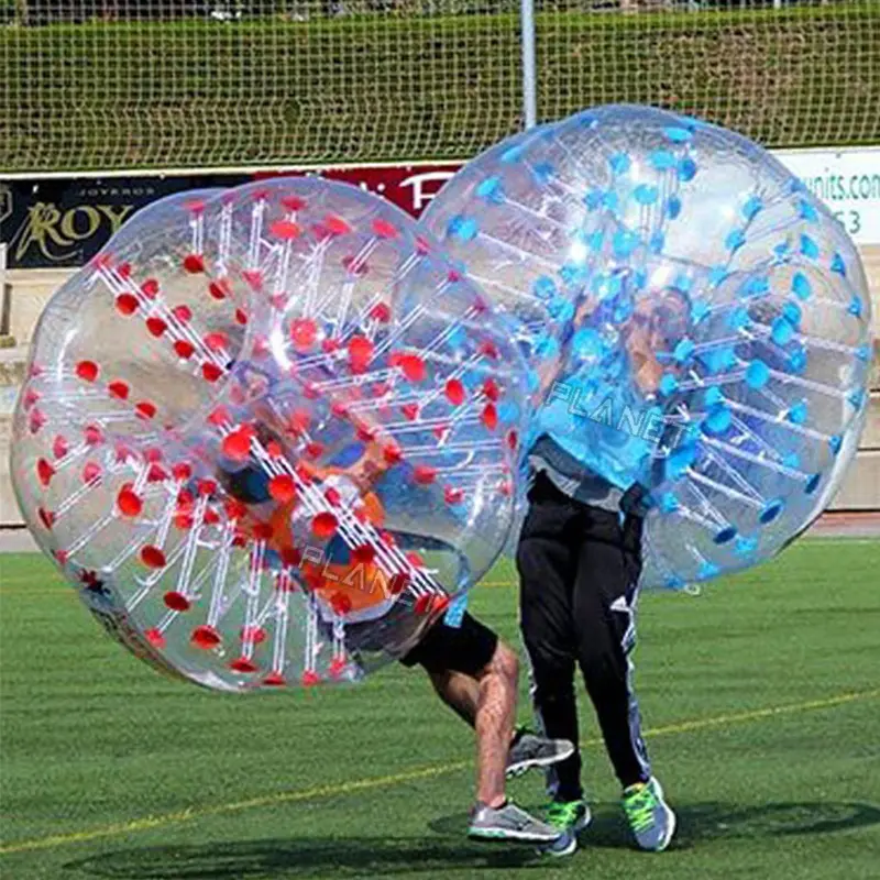 Kommerzieller Fußball Zorb Ball Spiele Fußball tragbarer aufblasbarer Körper-Batteryball für Erwachsene