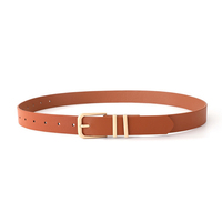 Ceinture en cuir PU classique et rétro pour femme, à boucle ardillon réglable, durable, pour usage multi-scènes, pour acheteurs mondiaux de vêtements