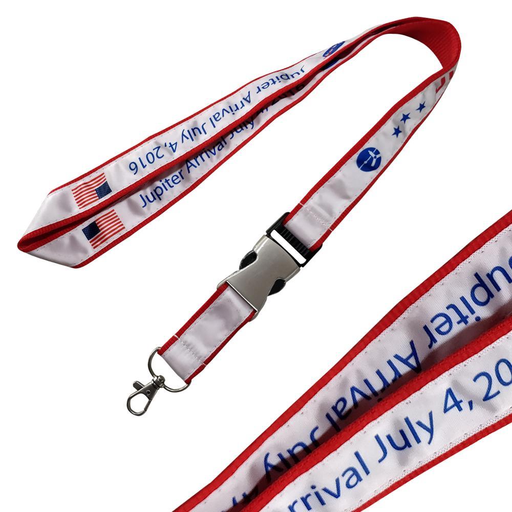 Double-Layer Satin Lanyard