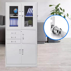 Cam silindir kilitleri kapı dolap posta kutusu çekmece dolap soyunma güvenlik mobilya kilitleri plastik tuşları ile donanım kilidi - Product Image 5