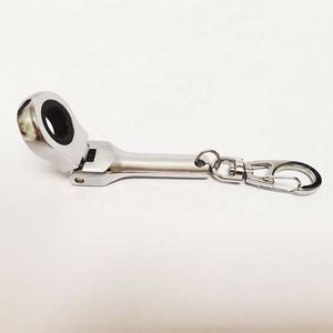 <b>Custom</b> 10mm Ratcheting Wrench Keychain Portable 10mm Adjustable Ratchet Wrench Tool <b>Key</b> <b>Ring</b> - Product Image 2