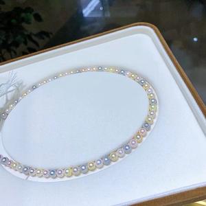 Collar de Perlas Naturales de Agua Dulce Edison de 10-11 mm para Mujer, Diseño de Doble Capa con Cadena para Clavícula - Product Image 2