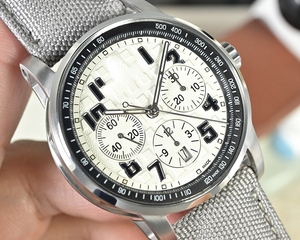 Montre mécanique unisexe de luxe de haute qualité avec cristal saphir, cadran lumineux, bracelet en cuir et en nylon - Product Image 3