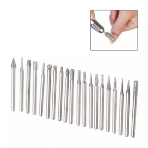 Jeu de fraises diamantées pour meulage, sculpture et découpe, pour outil rotatif <span class=keywords><strong>Dremel</strong></span>, pierre, <span class=keywords><strong>verre</strong></span> - Product Image 5