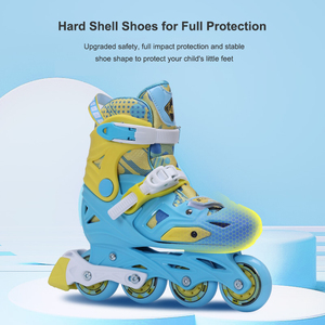 Patins à roulettes en ligne professionnels pour enfants, <span class=keywords><strong>taille</strong></span> réglable, patins de slalom et de freestyle, patins pour garçons et filles, entraînement disponible - Product Image 5