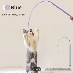 Interaktives Silikon-Katzenspielzeug mit Maus-Schwanz-Design für Wohnungskatzen - Simulierte Jagd & Stressabbau - Product Image 5