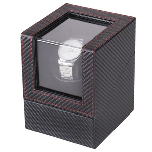 Boîte <span class=keywords><strong>automatique</strong></span> de remontages de montres en cuir PU à <span class=keywords><strong>prix</strong></span> bon marché d'usine pour remontoirs de montres simples mallette de rangement d'emballage alimentée par batterie - Product Image 6