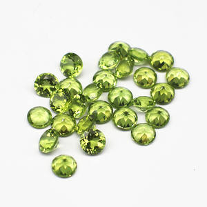 Pietre Sciolte di Peridoto Verde Naturale, <span class=keywords><strong>Olivina</strong></span> Taglio Brillante Rotondo 0.8-4 mm per Creazione di Gioielli - Product Image 6