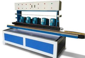 Eworld H-LD-5 Nouvelle machine à chanfreiner le verre multifonction à 5 moteurs, contrôlée par PLC, pour lignes droites, 2000x3000mm, 9500W, 220V/380V - Product Image 1