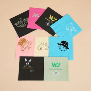 Serviettes de table personnalisées imprimées vert sauge pour mariage, faible MOQ, avec logo - Product Image 1