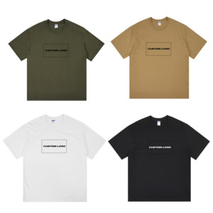 Camisetas Unisex de Manga Corta con Logotipo Personalizado, Estilo Retro Americano, Personaliza Tu Propia Marca, para Hombre y Mujer - Product Image 1