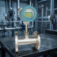 Débitmètre massique thermique bidirectionnel à large plage de débit 24 V CC/220 V CA avec écran LCD pour N2, CH4, CO2, H2, Biogaz, sans recalibration