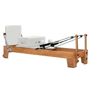 Machine de Pilates Reformer ProCircle Oak, ressorts réglables durables, coussin en PU, <span class=keywords><strong>lit</strong></span> de base écologique pour studio de Pilates - Product Image 1