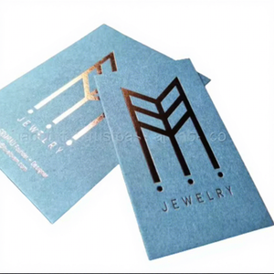 Tarjetas de Visita de Primera Calidad en Papel Dorado Rosa, Tarjetas de Presentación Personalizadas, Hechas de Papel de Lujo, Papel Offset, Cartón Dúplex, Hechas en China - Product Image 1