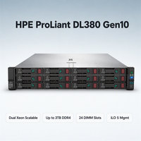 大优惠 HPE ProLiant DL380 Gen10 2U 机架式服务器，适用于企业数据中心虚拟化云负载，配备 DDR4 内存