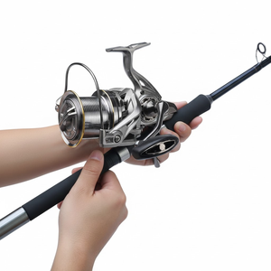 <span class=keywords><strong>Moulinet</strong></span> de pêche à la carpe NGK 8000 10000 12000 14000 entièrement métallique, 20 kg de résistance maximale, en acier inoxydable, longue portée, grande bobine, pour la pêche en surfcasting - Product Image 6