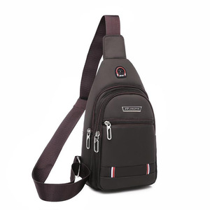 Men's Chest Bag Oxford Cloth Waterproof Multi Compartment Crossbody For Sports Travel Casual Wear - Product Image 5