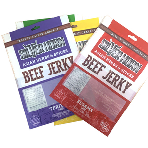 Sacs sous vide transparents en plastique de qualité alimentaire à haute barrière, sur mesure, pour viande séchée (bœuf <span class=keywords><strong>jerky</strong></span>), avec votre propre logo - Product Image 1