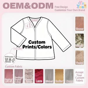 Cappotto in Finta <span class=keywords><strong>Pelliccia</strong></span> per Bambine, Personalizzabile OEM, Lungo e Soffice, Aperto sul Davanti, Giacca Invernale per Feste, Vendita all'Ingrosso per Negozi di Abbigliamento Americani - Product Image 2