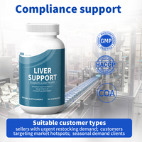 Complément alimentaire OEM pour le soutien du foie, formule et emballage personnalisés, avantage coût-volume et approvisionnement stable