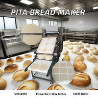 Máquina Multifuncional para Pan Pita Árabe, Nueva, Automática, Equipo de Panadería Eléctrico, Capacidad de 3.5 lb, para Plantas de Producción