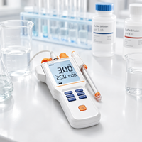 BIOSTELLAR EC310F Portable Conductivity Meter 0.000μS/cm-500mS/cm IP65 Waterproof EC Tester with TDS Salinity Resistivity