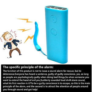 إنذار SOS الشخصي عن طريق مكالمة هاتفية SMS عن طريق تطبيق TuYa مع تطبيق GPS, سلسلة أمان للدفاع عن النفس للنساء والأطفال المسنين - Product Image 4