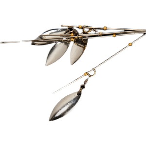 Señuelo giratorio Fisherman's Port de 18g, montura Alabama Swarm con spinner para pesca de lubina en agua dulce - Product Image 1