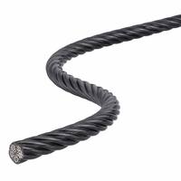 Câble en acier non allié recouvert de plastique SOLITE, norme GB, fabriqué en Chine, pour corde à linge, support de serre, usage domestique et extérieur