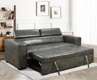 Canapé-lit pliable multifonctionnel pour salon, idéal pour la sieste, gain de place, design tendance, en tissu