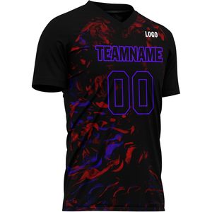 เสื้อเจอร์ซี่ฟุตบอลปรับแต่งได้สำหรับเยาวชนและผู้ใหญ่เครื่องแบบระบายอากาศส่วนตัวพร้อมชื่อและหมายเลขโลโก้สำหรับฝึกซ้อมและเล่นเกม - Product Image 4