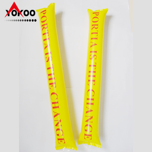 Bastones Inflables de PE Biodegradables Económicos con Impresión de Logotipo Personalizado para Partidos de Fútbol, Bastones de Animación - Product Image 6