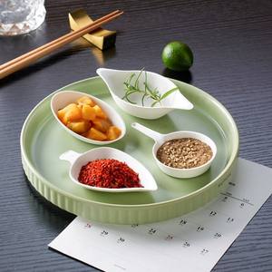 Mini Plato Poco Profundo para Salsas, Ensaladas, Compostable, <span class=keywords><strong>de</strong></span> Bagazo, Plato Pequeño, Platillo, Tazón, para Fiestas, <span class=keywords><strong>de</strong></span> <span class=keywords><strong>Caña</strong></span> <span class=keywords><strong>de</strong></span> Azúcar, Mini Vajilla - Product Image 5