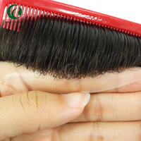 Prothèse capillaire pour homme Dura Australia Stock Toupee, en dentelle et PU, aspect naturel, cheveux humains indiens, perruque pour homme, postiches.