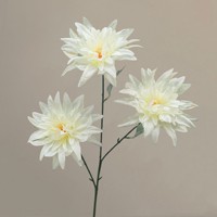 Fleurs artificielles en soie blanches pour mariage, gypsophile, hortensia, rose, phalaenopsis, lys, modernes et personnalisées