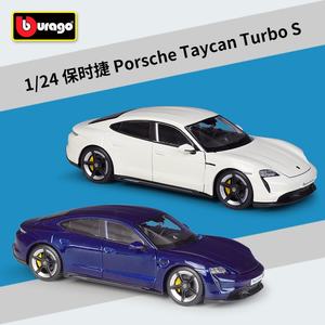 Bburago 1:24 Pors-che <span class=keywords><strong>Taycan</strong></span> Tur-bo S 718 918 9 11 Modèle de voiture en alliage Jouet moulé sous pression Voiture Simulation Véhicules statiques - Product Image 5