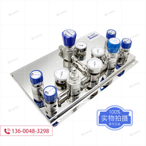 Colector de Gas de Doble Etapa de Acero Inoxidable LANTO 0-2.5MPa, Sistema de Suministro de Gas para Laboratorio - Product Image 4