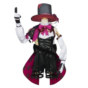 Alta calidad al por mayor Lyney disfraz uniforme tela Halloween fiesta <span class=keywords><strong>Genshin</strong></span> impacto Anime Cosplay disfraz para niñas - Product Image 3