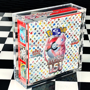 SYP UV résistance <span class=keywords><strong>Pokemon</strong></span> magasin Crad jeu Scarlet & Violet 151 grande boîte de rappel japonais acrylique 6mm étui avec couvercle magnétique - Product Image 2