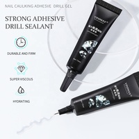Colle à ongles UV transparente Vinimay, adhésif puissant pour nail art, colle pour bijoux en diamant, colle pour strass pour ongles