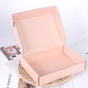 Hot tùy chỉnh sóng hộp bưu phẩm với logo có thể tái chế gấp vận chuyển bao bì cho quần áo Giày hộp - Product Image 3