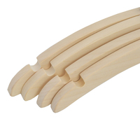 Cintre en bois pour bébé sans peinture, nouveau design d'usine, pour magasin de vêtements de marque